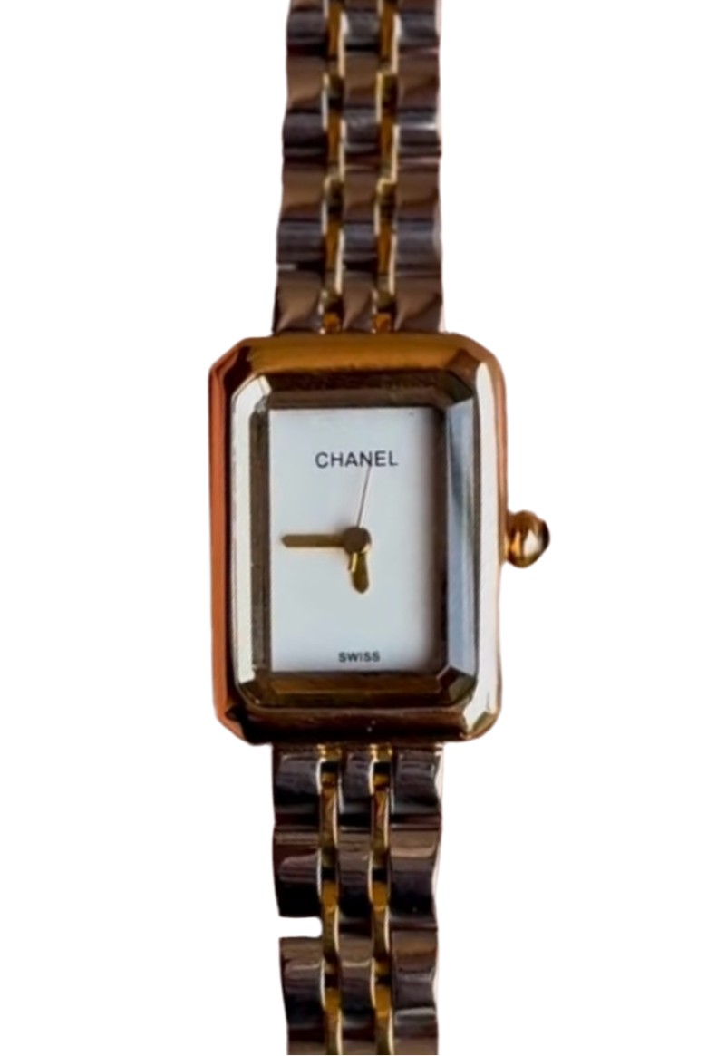 CHANEL Two Tone Rectangle dial