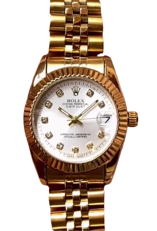 ROLEX Women Gold Band