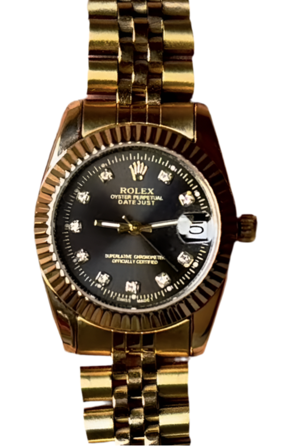 ROLEX Women Gold Band