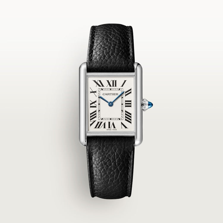 Cartier Square Dial Classic with Leather Strap