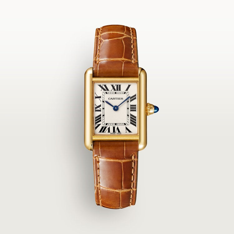 Cartier Square Dial Classic with Leather Strap