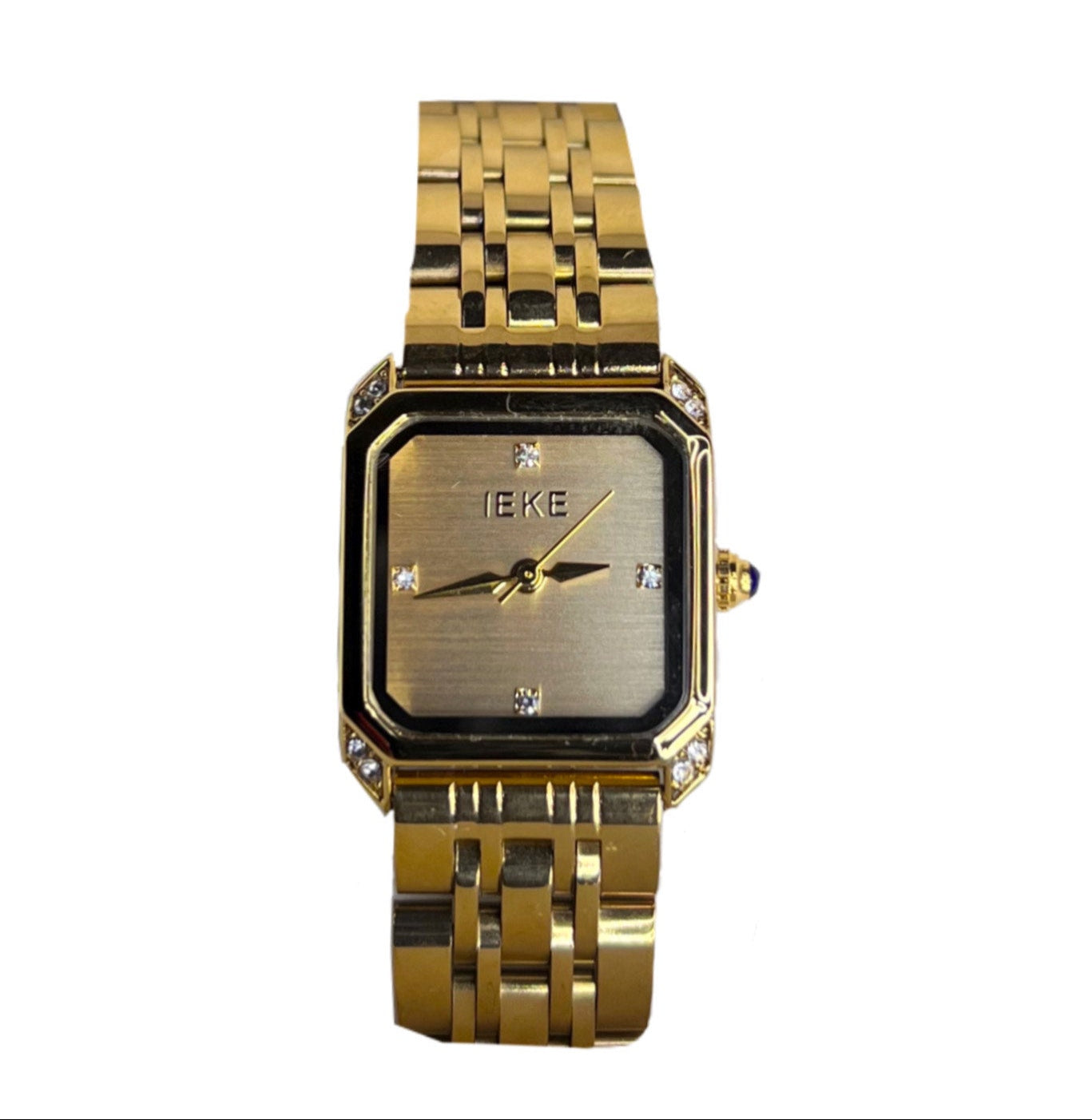 IEKE Gold Minimalistic Square Dial